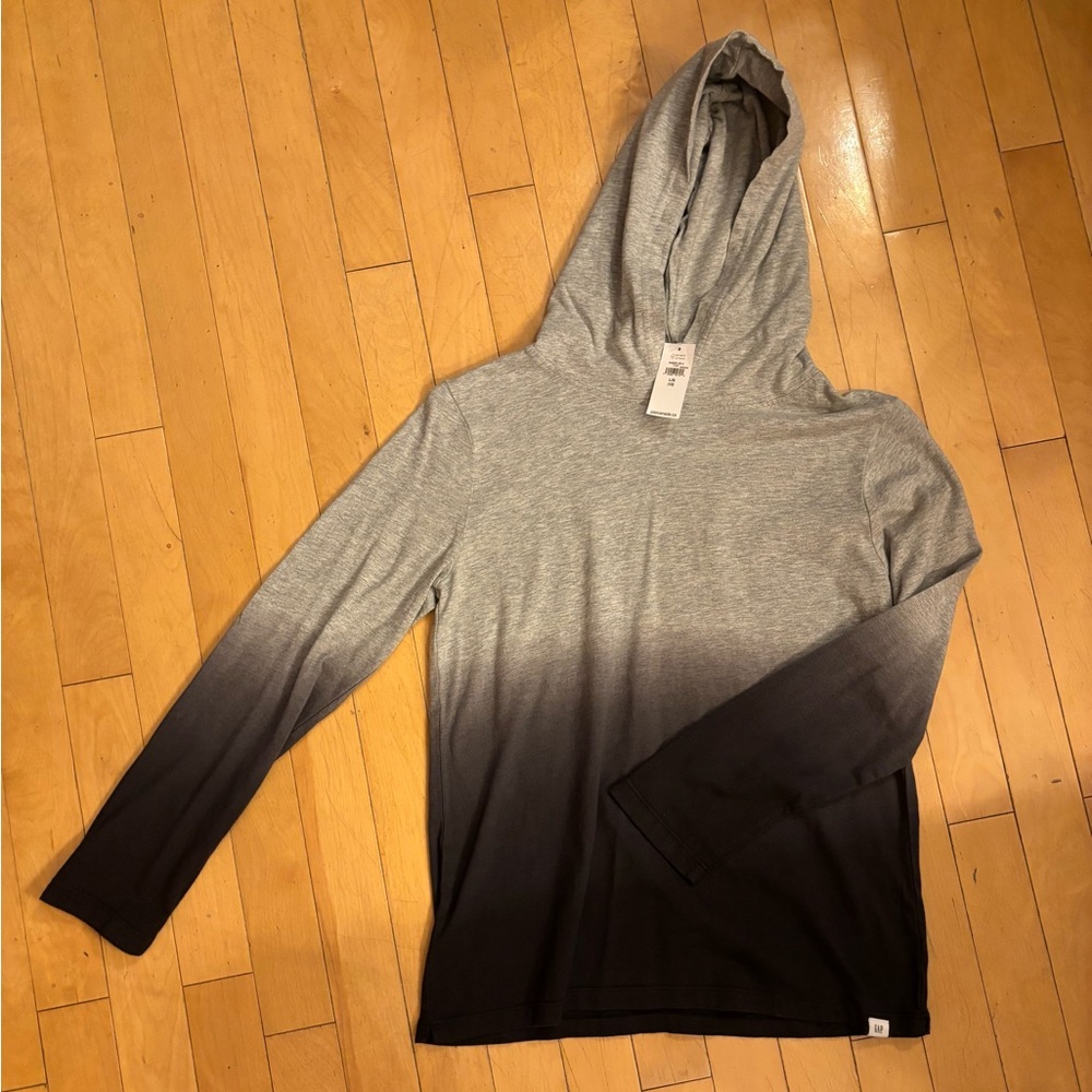 GAP Gray and Black Ombre Kids Hoodie